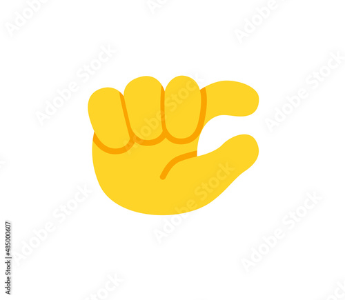 Pinching Hand Emoji Gesture. Pinching Hand emoticon gesture