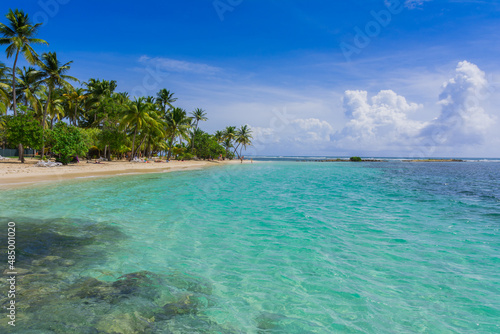 Famous La Caravelle beach near Sainte-Anne  Grande-Terre  Guadeloupe