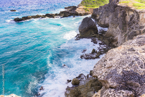 Pointe des chateaux, Grande-Terre, Guadeloupe © Cavan