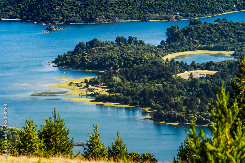 Obraz premium view of the lake shore