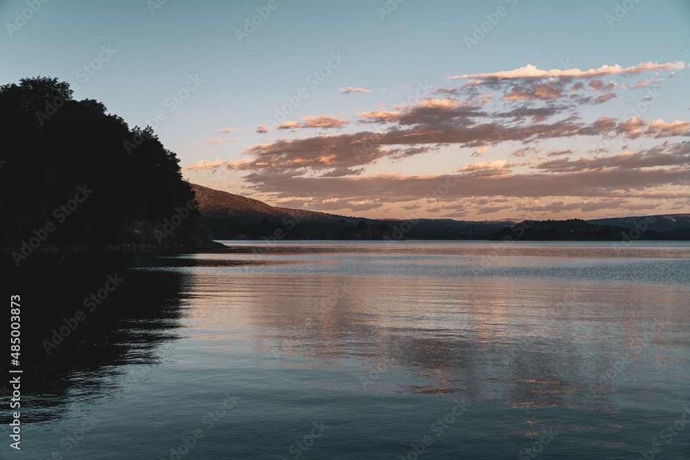 dusk over the lake