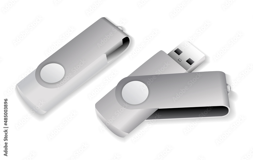 realistic flash drive stick memory with
lid open isolated on a white background, flash
drive set illustration.
realistic flash drive stick memory with
lid open isolated on a white background, flash
drive set illustration.