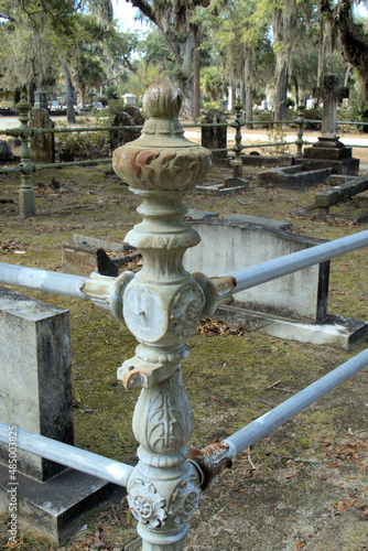 Bonaventure Cemetery is a rural cemetery located on a scenic bluff of the Wilmington River, east of Savannah, Georgia. photo