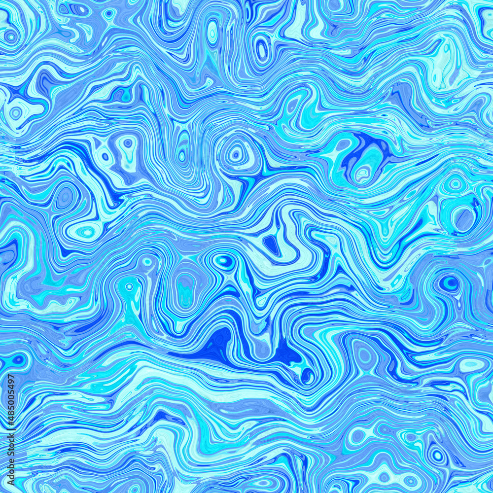 Aegean teal mottled swirl marble nautical texture background. Summer coastal living style home decor. Liquid fluid blue water flow effect dyed textile seamless pattern. Aegean teal mottled swirl marble nautical texture background. Summer coastal living style home decor. Liquid fluid blue water flow effect dyed textile seamless pattern.