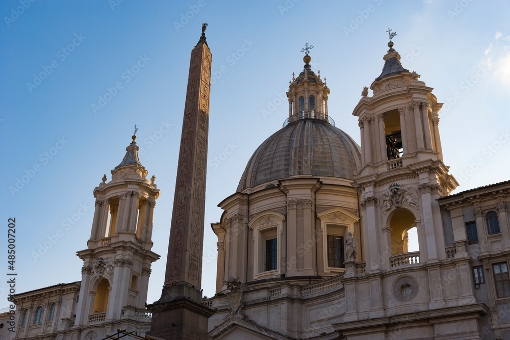 Church of Sant'Agnese in Agone at PIazza Navone, Rome, Italy