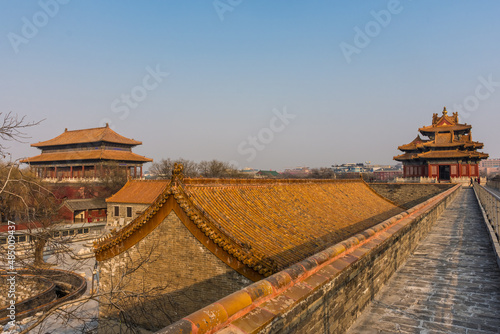 Amazing view of the Forbidden City of Beijing, China