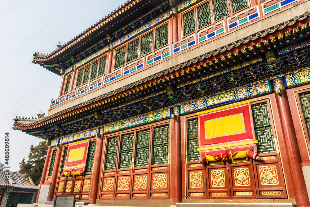 Beautiful view of the Summer Palace of Beijing, China Beautiful view of the Summer Palace of Beijing, China