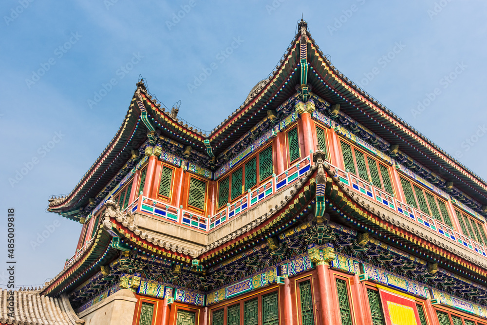 Beautiful view of the Summer Palace of Beijing, China