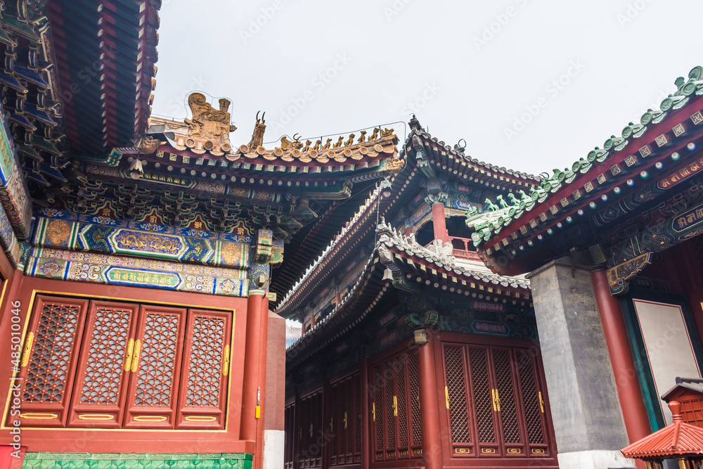 Landmark in the historic center of Beijing, capital city of China