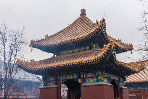 Landmark in the historic center of Beijing, capital city of China