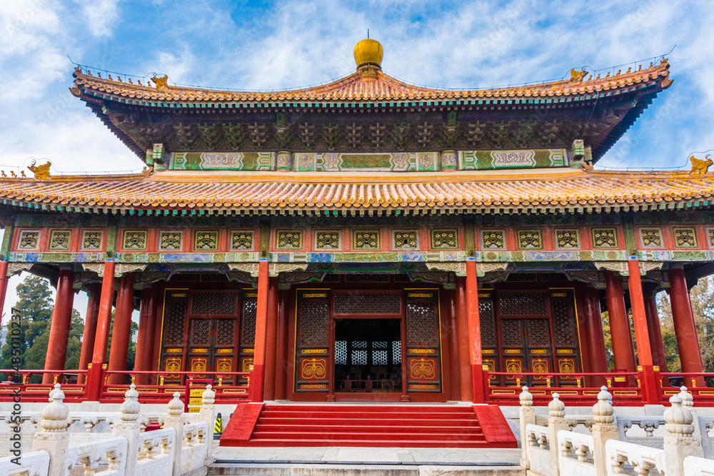 Landmark in the historic center of Beijing, capital city of China Landmark in the historic center of Beijing, capital city of China
