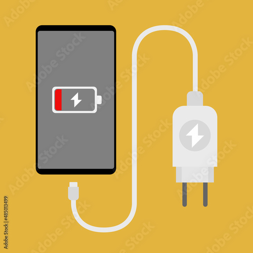 Mobile phone charger and energy cable