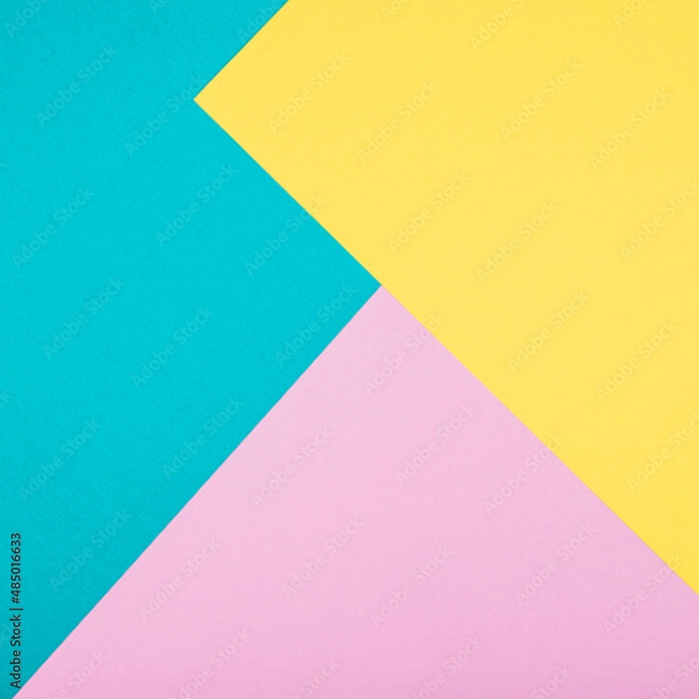 The Instagram feed size background is suitable for all design purposes with blue, yellow and pink shapes