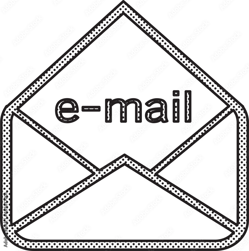 Obraz premium Email and mail icon sign symbol design