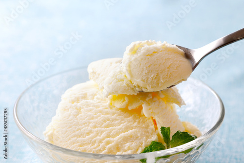 バニラアイスクリーム　Vanilla ice cream