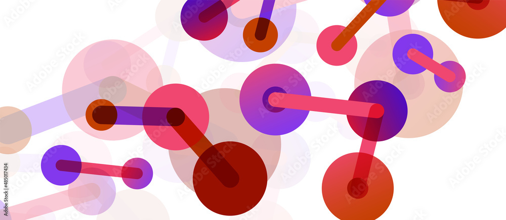 Line points connections geometric abstract background. Circles connected by lines. Trendy techno business template for wallpaper, banner, background or landing Line points connections geometric abstract background. Circles connected by lines. Trendy techno business template for wallpaper, banner, background or landing
