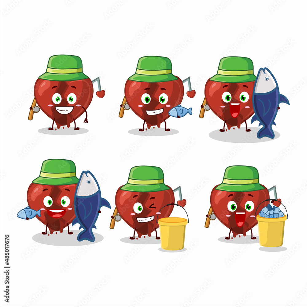 A fisherman broken heart love cartoon picture catch a big fish A fisherman broken heart love cartoon picture catch a big fish