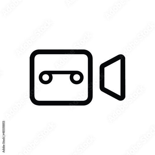 Camera video or recording taping icon