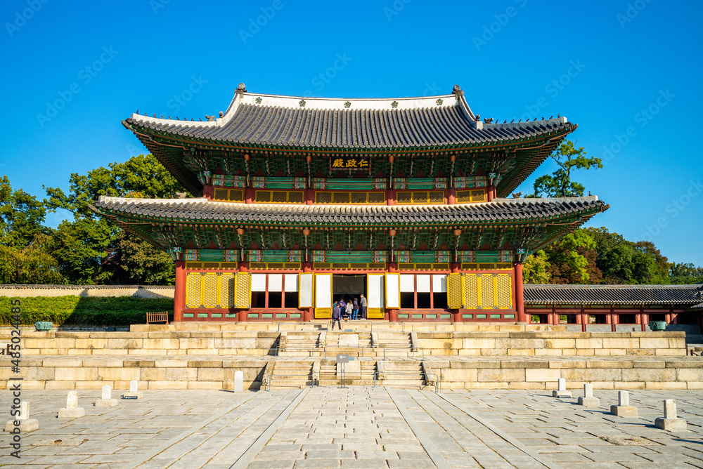 Injeongjeon, Main Hall of Changdeokgung, seoul Injeongjeon, Main Hall of Changdeokgung, seoul