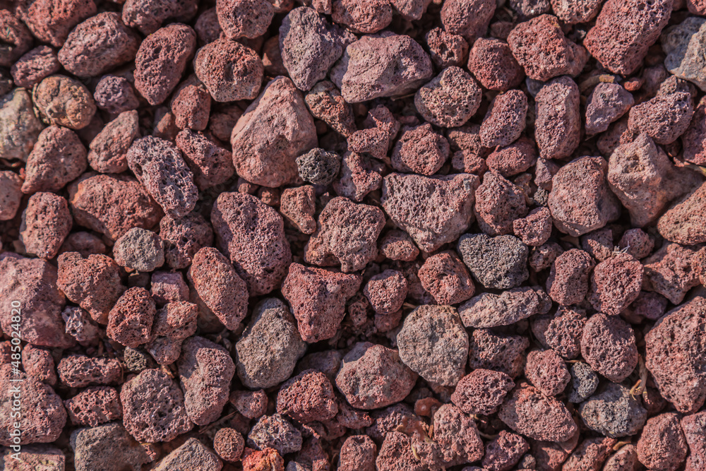 Building material expanded clay as a background Building material expanded clay as a background