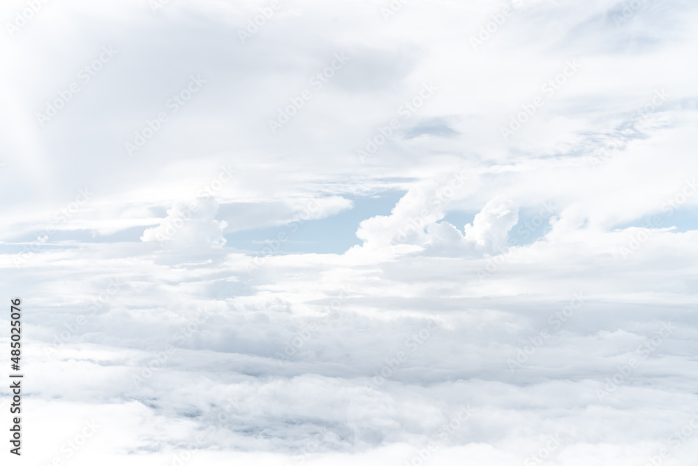 Blue sky and white clouds on a sunny day Blue sky and white clouds on a sunny day