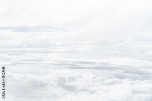 Blue sky and white clouds on a sunny day