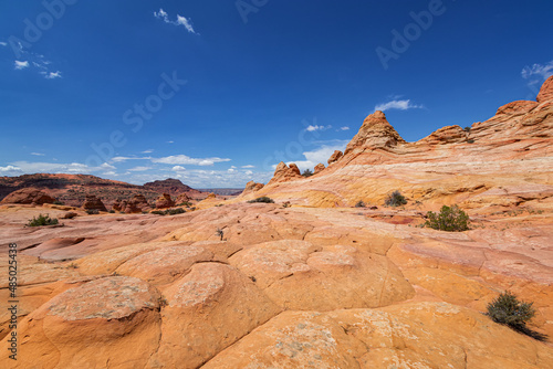 Rock Formations in Coyote Buttes  Utah