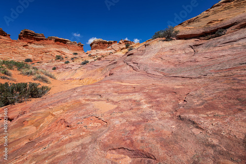 Rock Formations in Coyote Buttes, Utah © letfluis