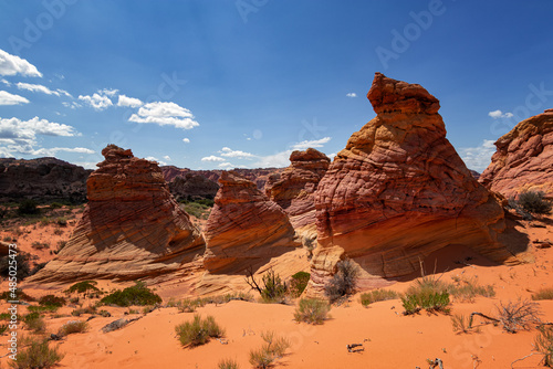 Rock Formations in Coyote Buttes  Utah