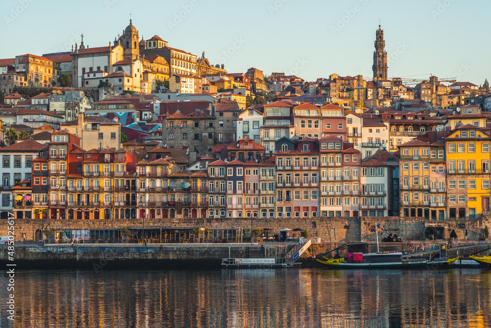 Ribeira Square at Porto by Douro River, Portugal