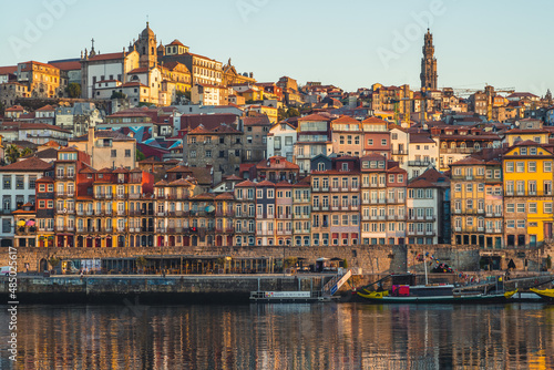 Ribeira Square at Porto by Douro River, Portugal