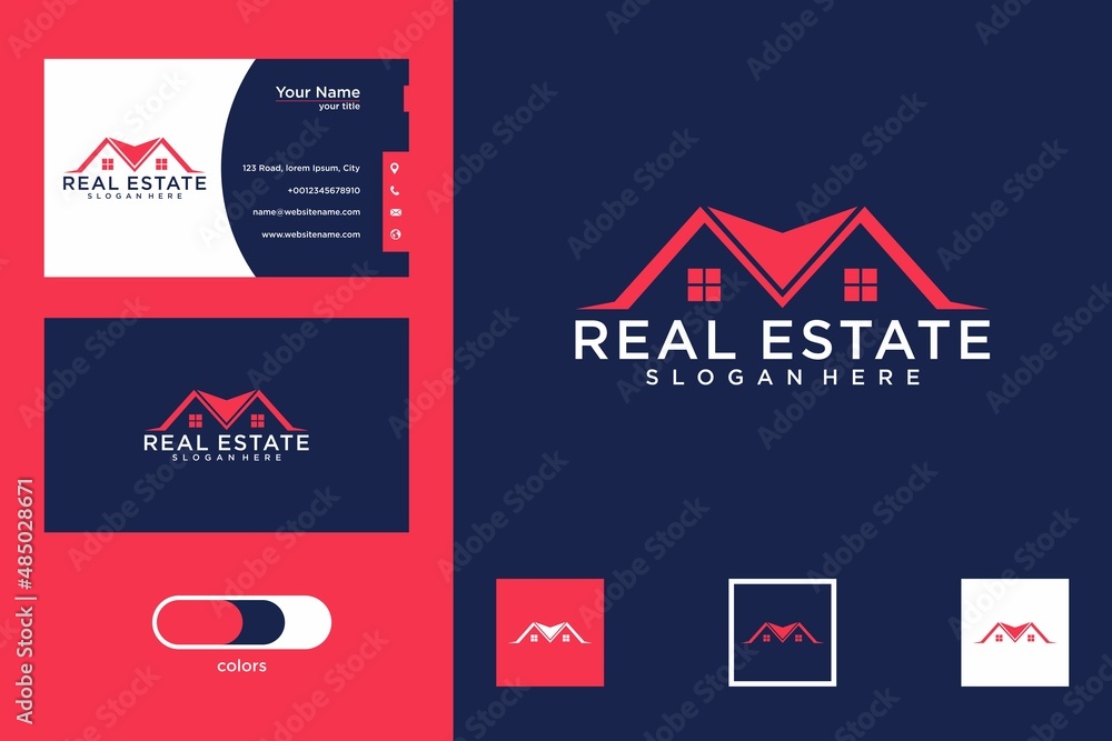 real estate logo design template