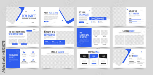 Real Estate PowerPoint Presentation Template ,  Construction PowerPoint Template