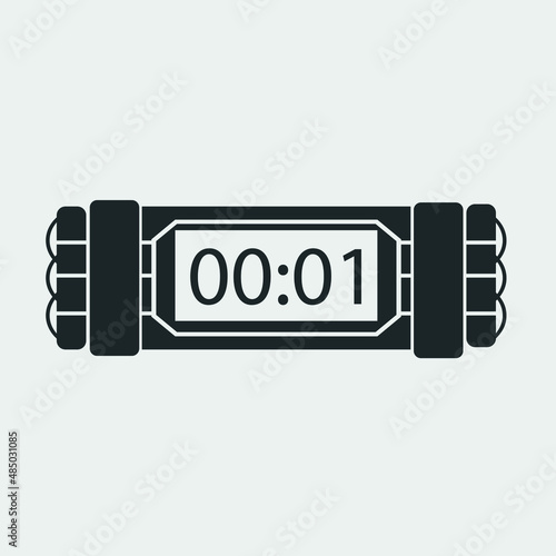 Bomb_explosion vector icon illustration sign