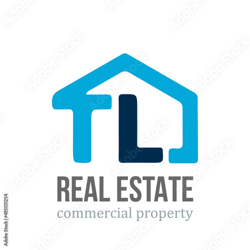 real estate mortgage logo design TL