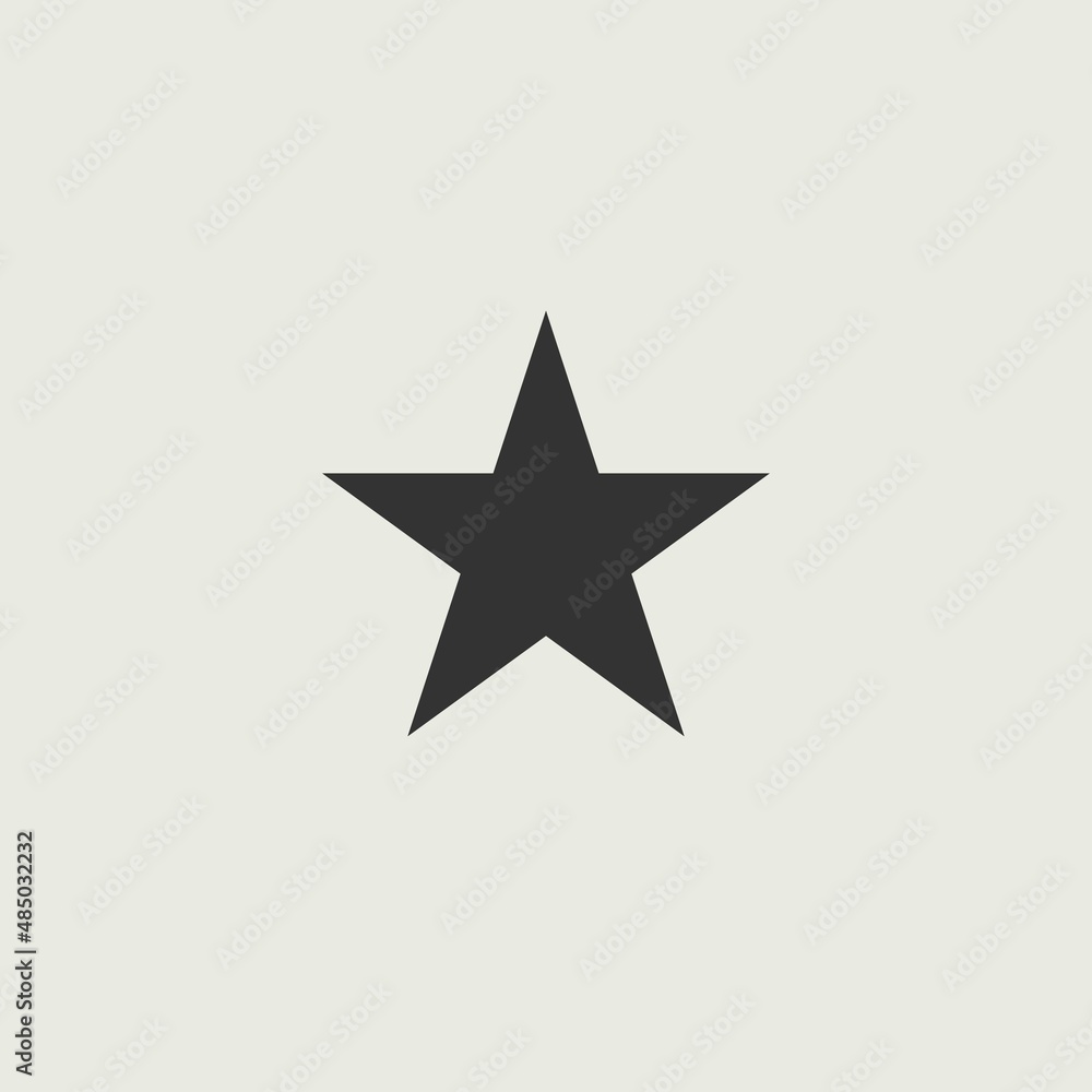 Star vector icon illustration sign Star vector icon illustration sign