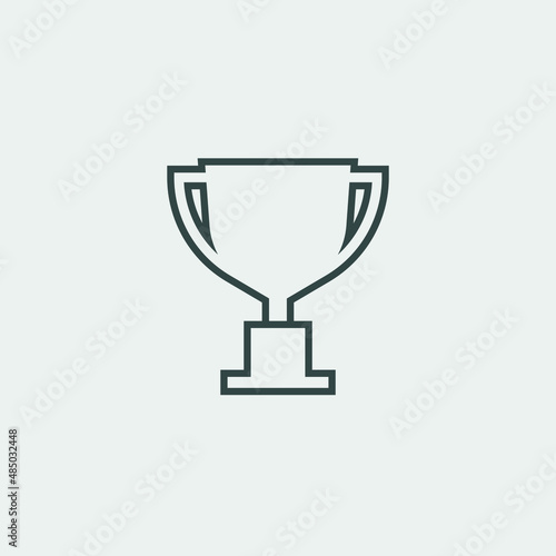 Trophy_cup vector icon illustration sign