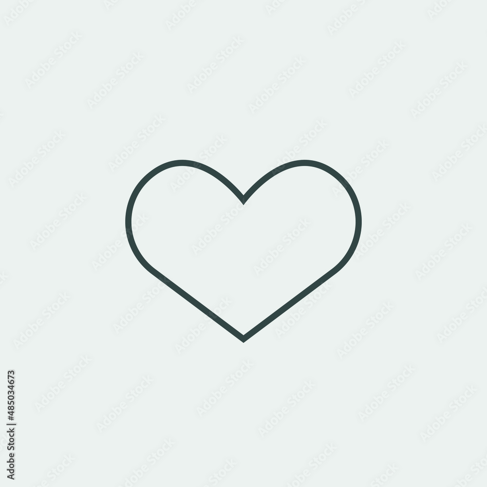 Love vector icon illustration sign Love vector icon illustration sign