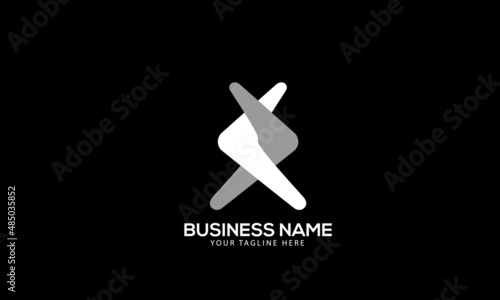 Alphabet CD or DC power less and greater than monogram vector logo template