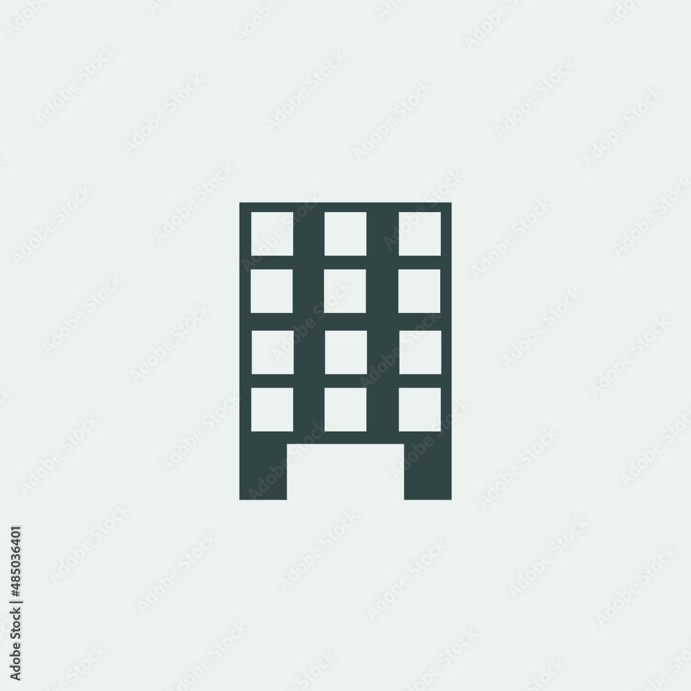 Building vector icon illustration sign Building vector icon illustration sign