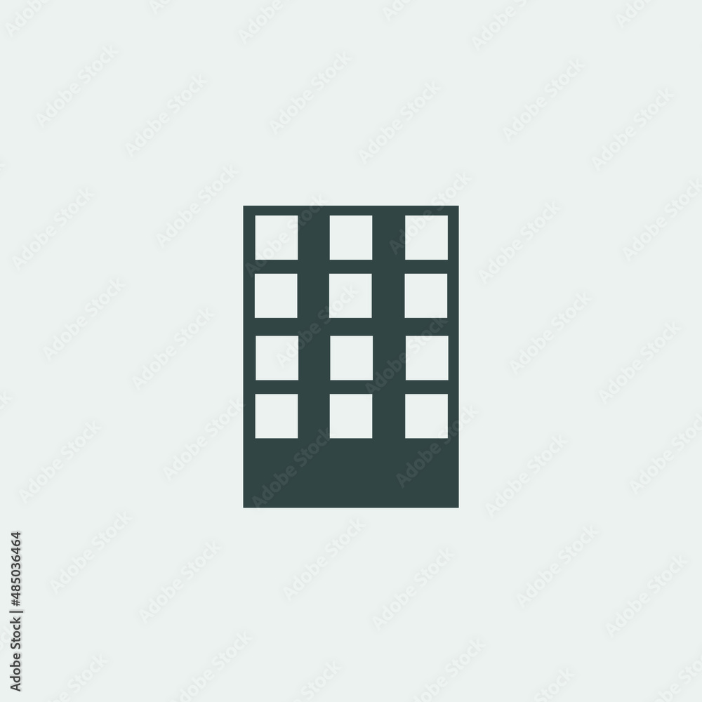 Building vector icon illustration sign Building vector icon illustration sign