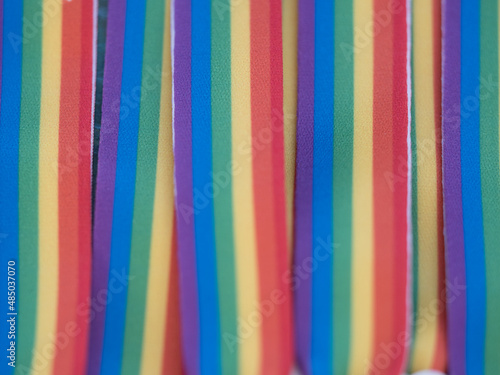 lgbti ribbons to commemorate the day