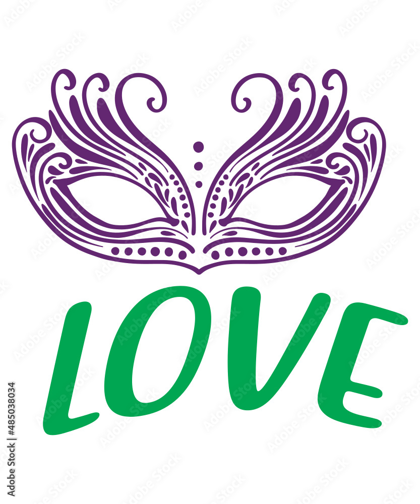 Mardi Gras svg Bundle, Mardi Gras Carnival svg, Fat Tuesday Carnival