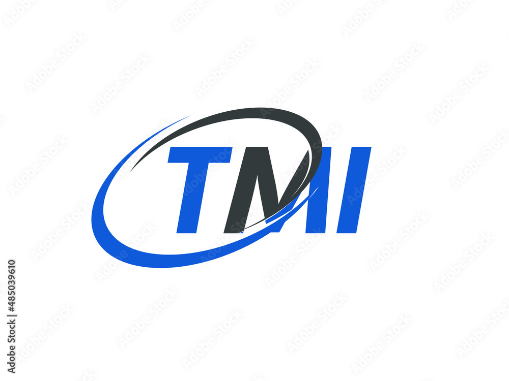 TMI letter creative modern elegant swoosh logo design TMI letter creative modern elegant swoosh logo design