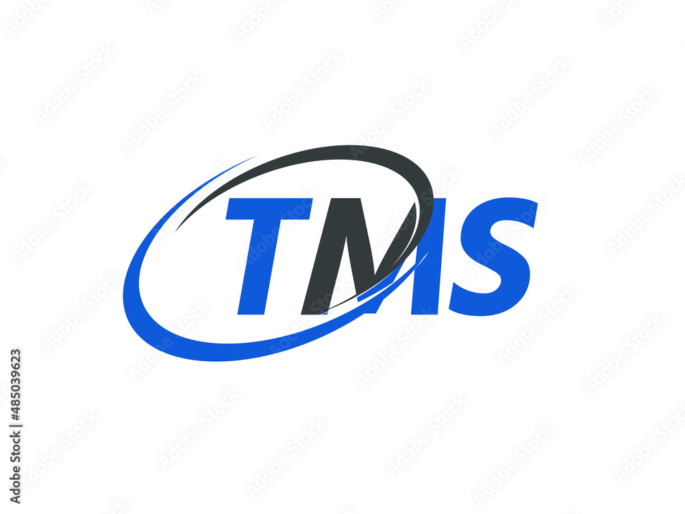 TMS letter creative modern elegant swoosh logo design TMS letter creative modern elegant swoosh logo design