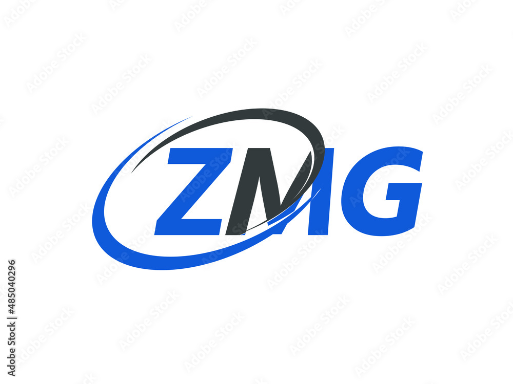 ZMG letter creative modern elegant swoosh logo design ZMG letter creative modern elegant swoosh logo design