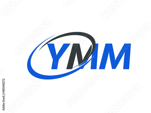 Free Download YMM letter creative modern elegant swoosh logo design - GFXLoad