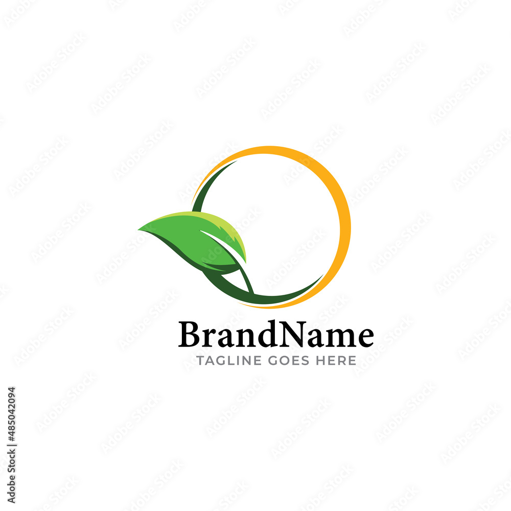 Tree leaf vector logo design, eco-friendly concept Tree leaf vector logo design, eco-friendly concept