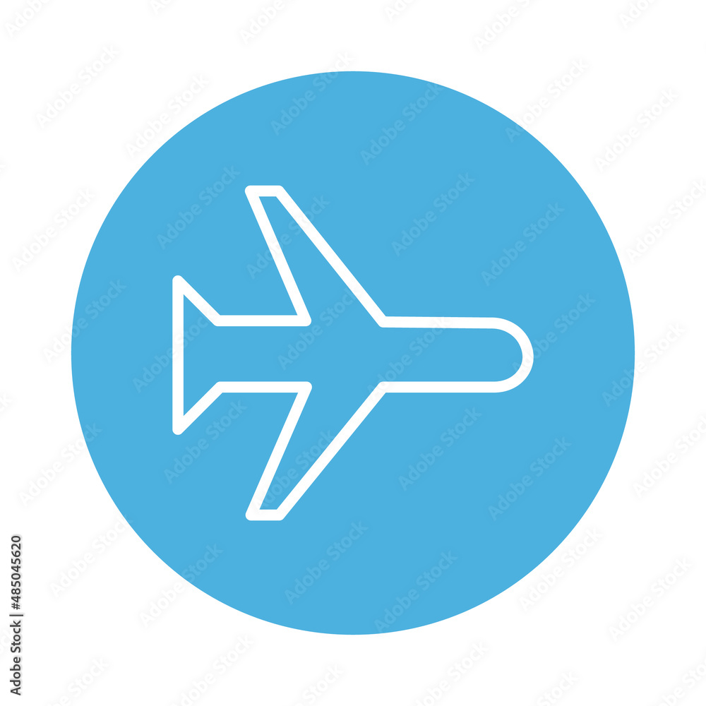 Aeroplane flight Isolated Vector icon which can easily modify or edit

