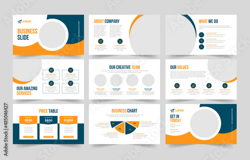 Business agency  Presentation PowerPoint Template, business Presentation PowerPoint